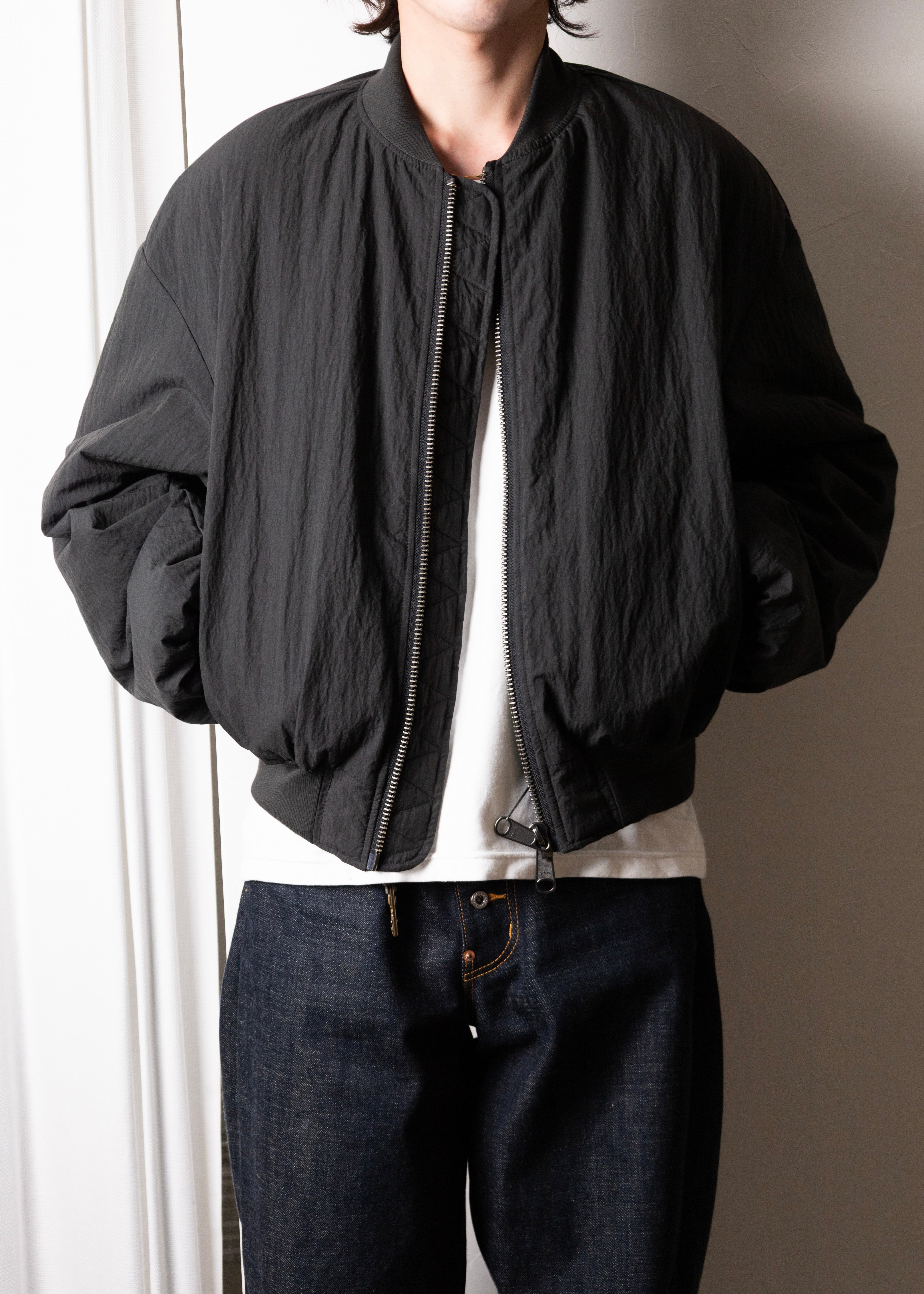 ryaw（リャウ）HIDDEN BOMBER JACKET – process