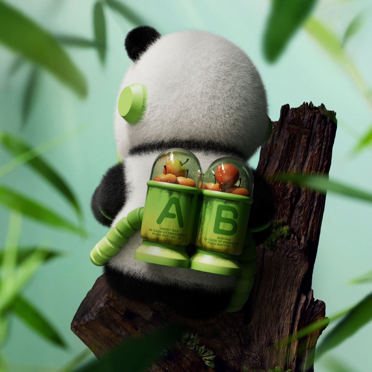 MEGA SPACE MOLLY 400% PANDA - POP MART (Netherlands)