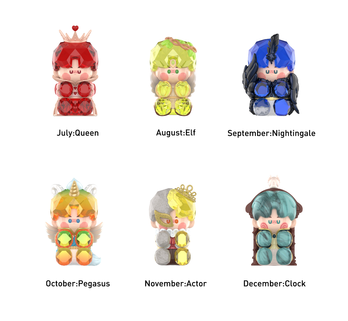 PINO JELLY Hard & Shiny Series Figures - POP MART (Japan)