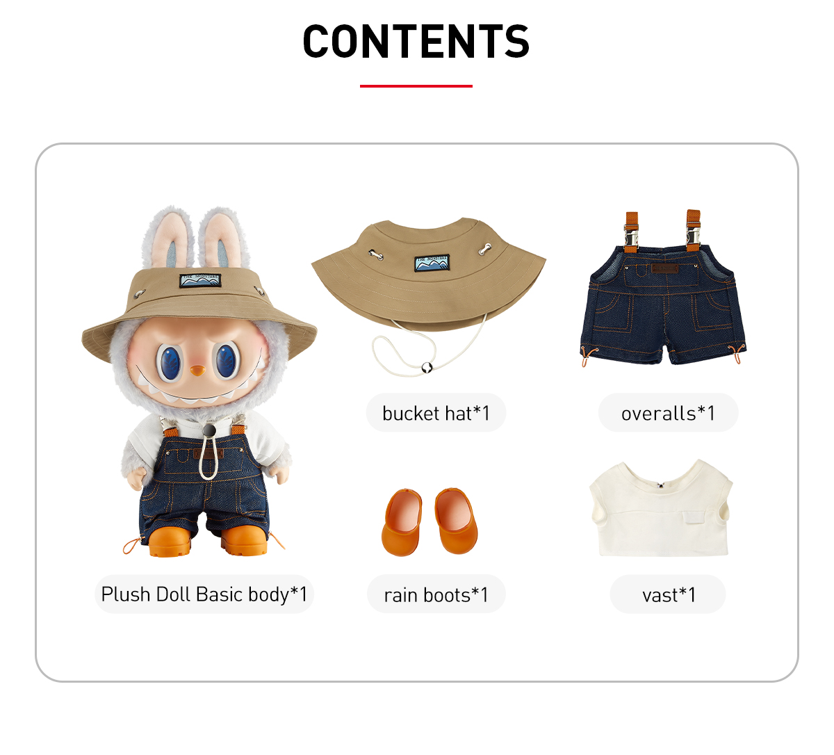 THE MONSTERS FALL IN WILD SERIES-Vinyl Plush Doll - POP MART (Japan)