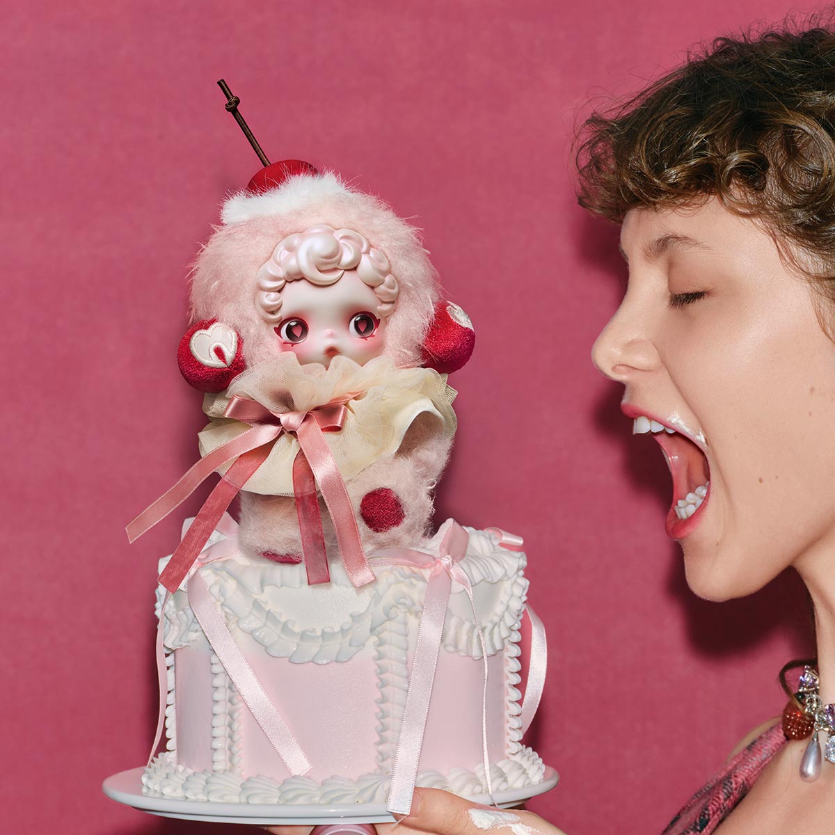 SKULLPANDA You Found Me! シリーズ ぬいぐるみペンダント - POP MART