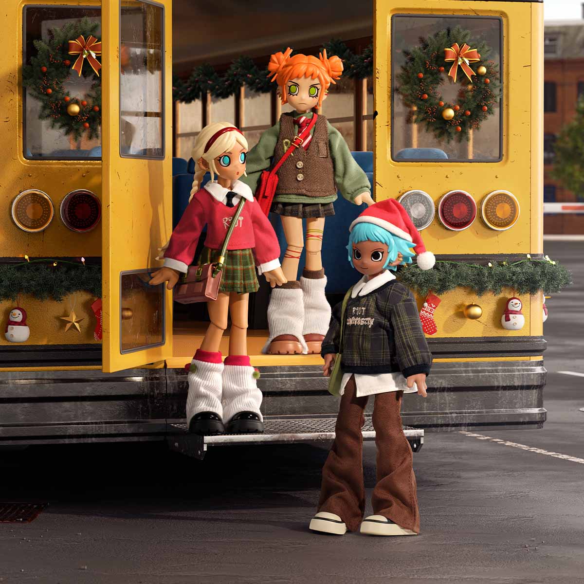 Peach Riot Winter Break OOTD Series 1/8 Action Figure - POP MART