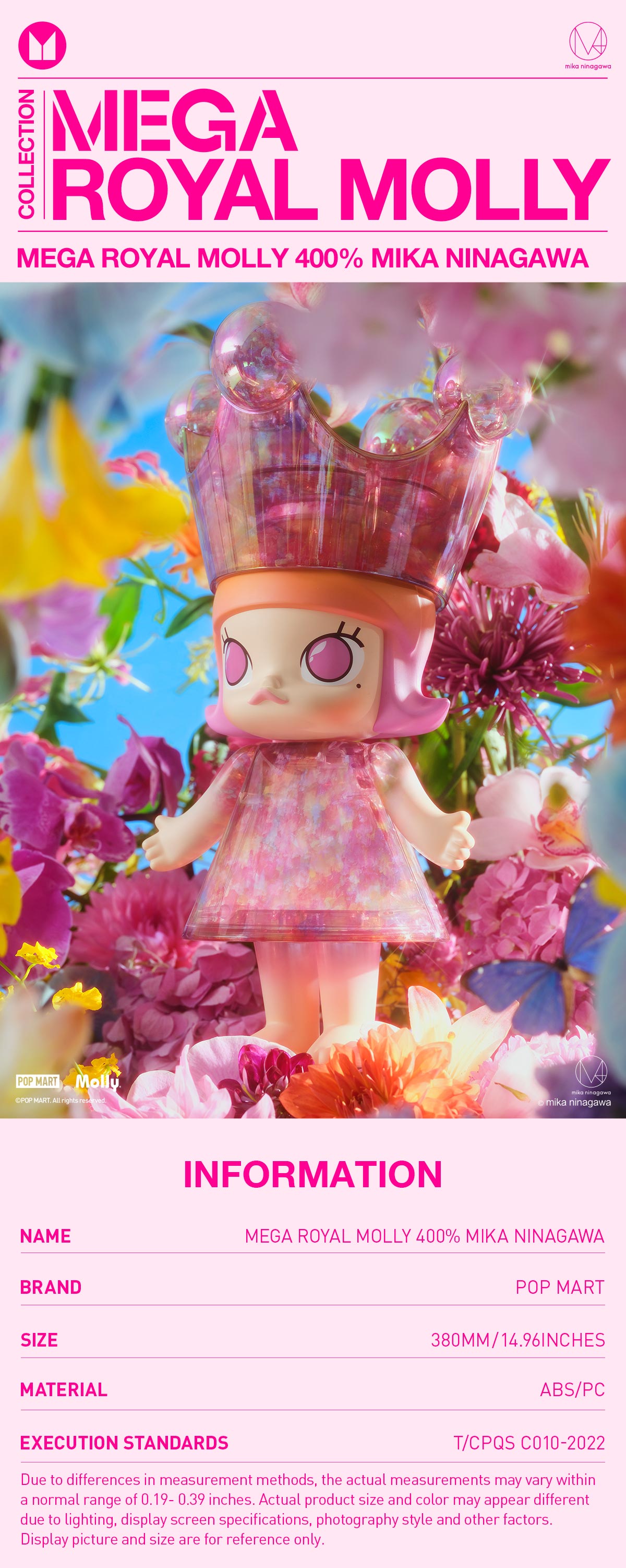 MEGA ROYAL MOLLY 400% MIKA NINAGAWA | All MEGA - POP MART (United