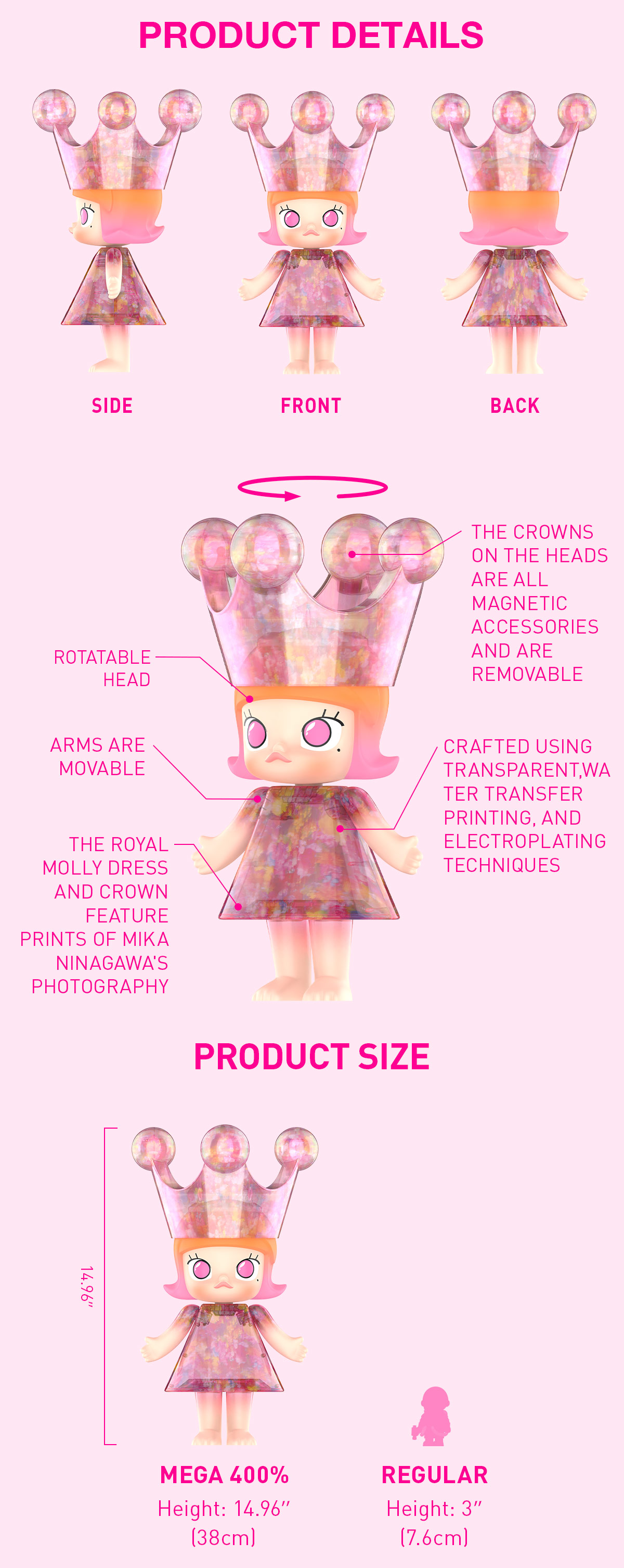 MEGA ROYAL MOLLY 400% MIKA NINAGAWA | All MEGA - POP MART (United