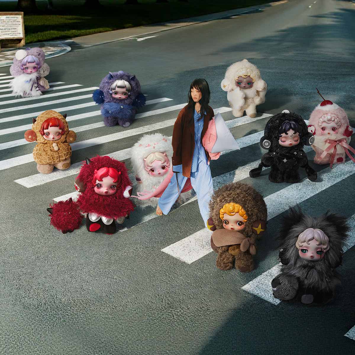 SKULLPANDA You Found Me! Series Plush Doll Pendant - POP MART