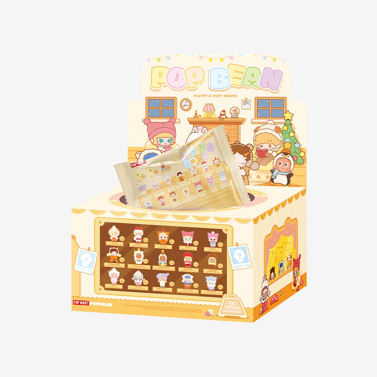 POP BEAN Fluffy & Cozy Series Blind Bag（1 PC Per Pack） - POP