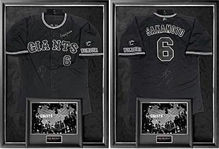 GIANTS × Yohji Yamamoto」直筆サイン入りメモラビリア実使用