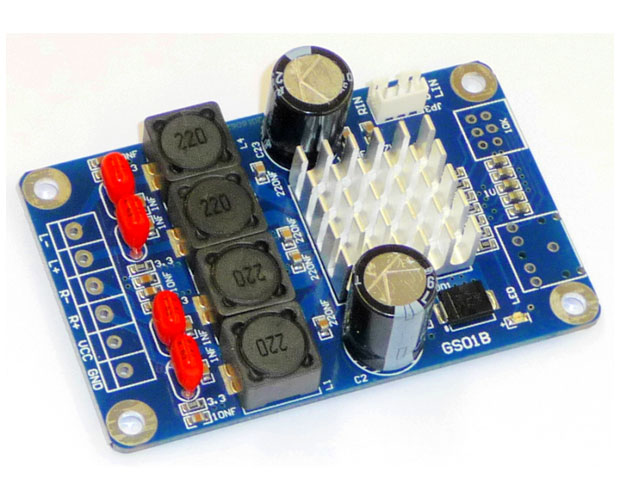 デジタルアンプ基板完成品/WP-AMP3116/4900474025782/共立プロダクツ