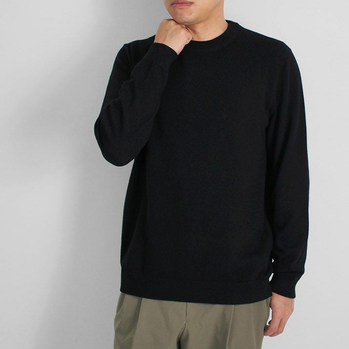 カシミヤ100％メンズクルーネックセーター | Milestone公式オンライン