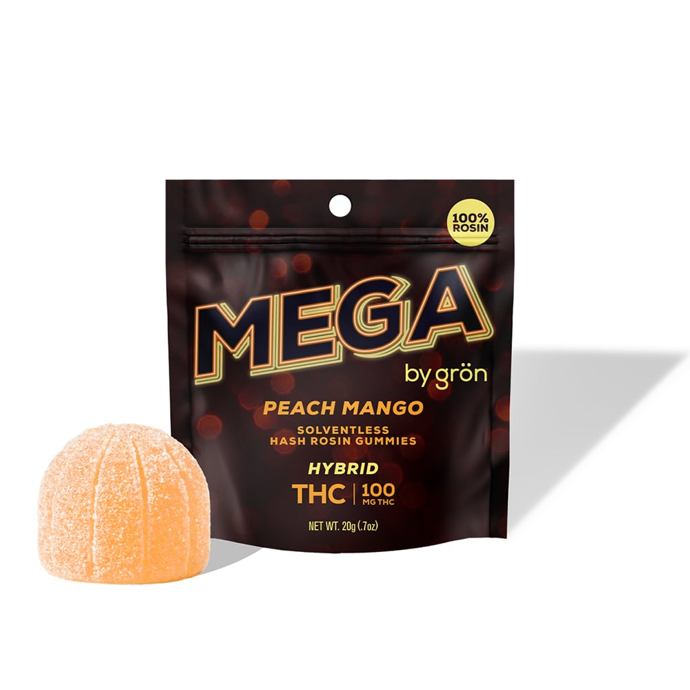 Shop THC Peach Mango Mega Pearl (100mg) | The Dispensary