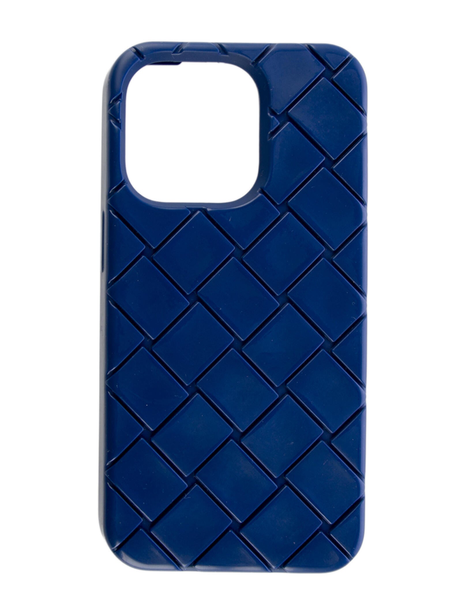 Bottega Veneta Rubber Intrecciato iPhone X Case - Black Phone
