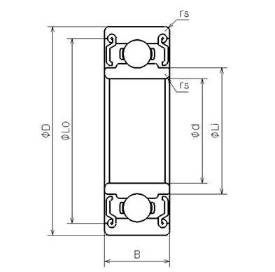 R-620ZZY52 | 深溝玉軸受 | ミニチュア・小径ボールベアリング