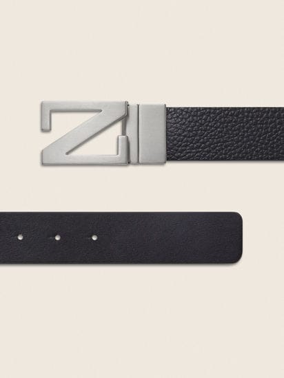 ブラック リバーシブル両面仕様レザーベルト FW25 22986639 | Zegna JP