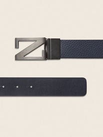 ブラック リバーシブル両面仕様レザーベルト FW25 22986639 | Zegna JP