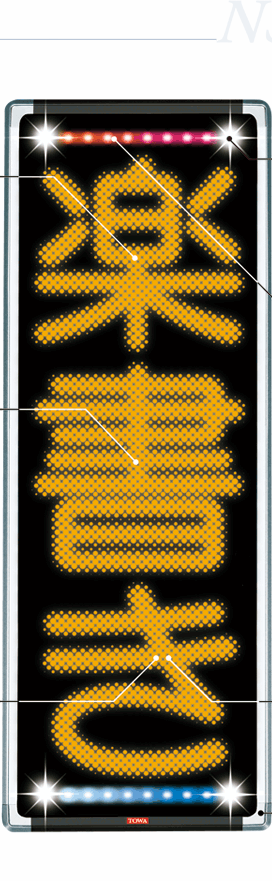 TOWA 東和レジスターグループ】LED表示機／中型: 【レボリア】NEXT