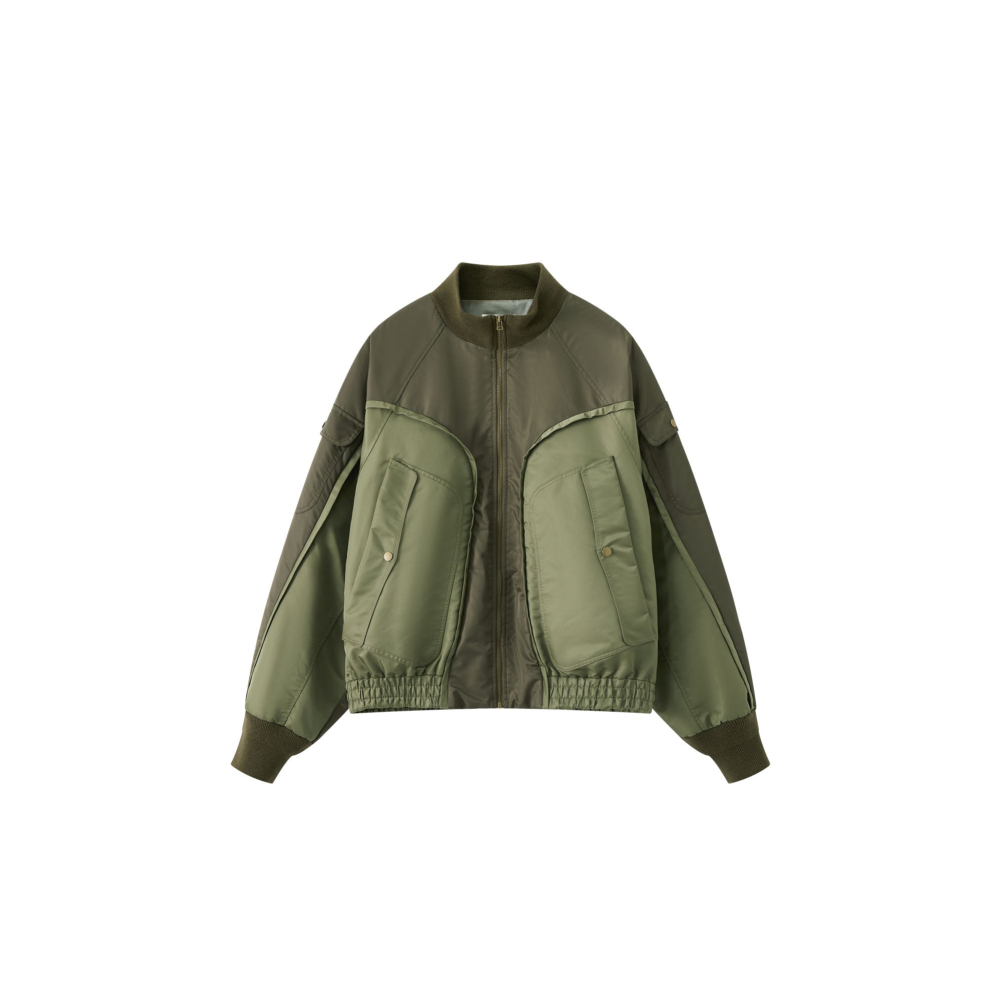 ORGANIC EMOTION Deconstructed MA-1 Down Bomber Jacket