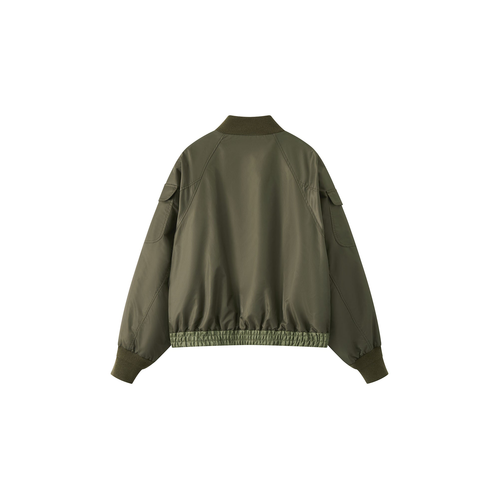 ORGANIC EMOTION Deconstructed MA-1 Down Bomber Jacket