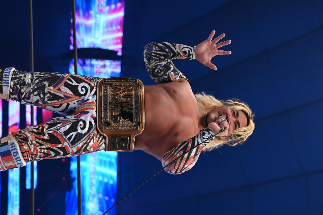 新日本】棚橋弘至新社長がTV王座を奪取！社長とレスラーの二刀流で世界