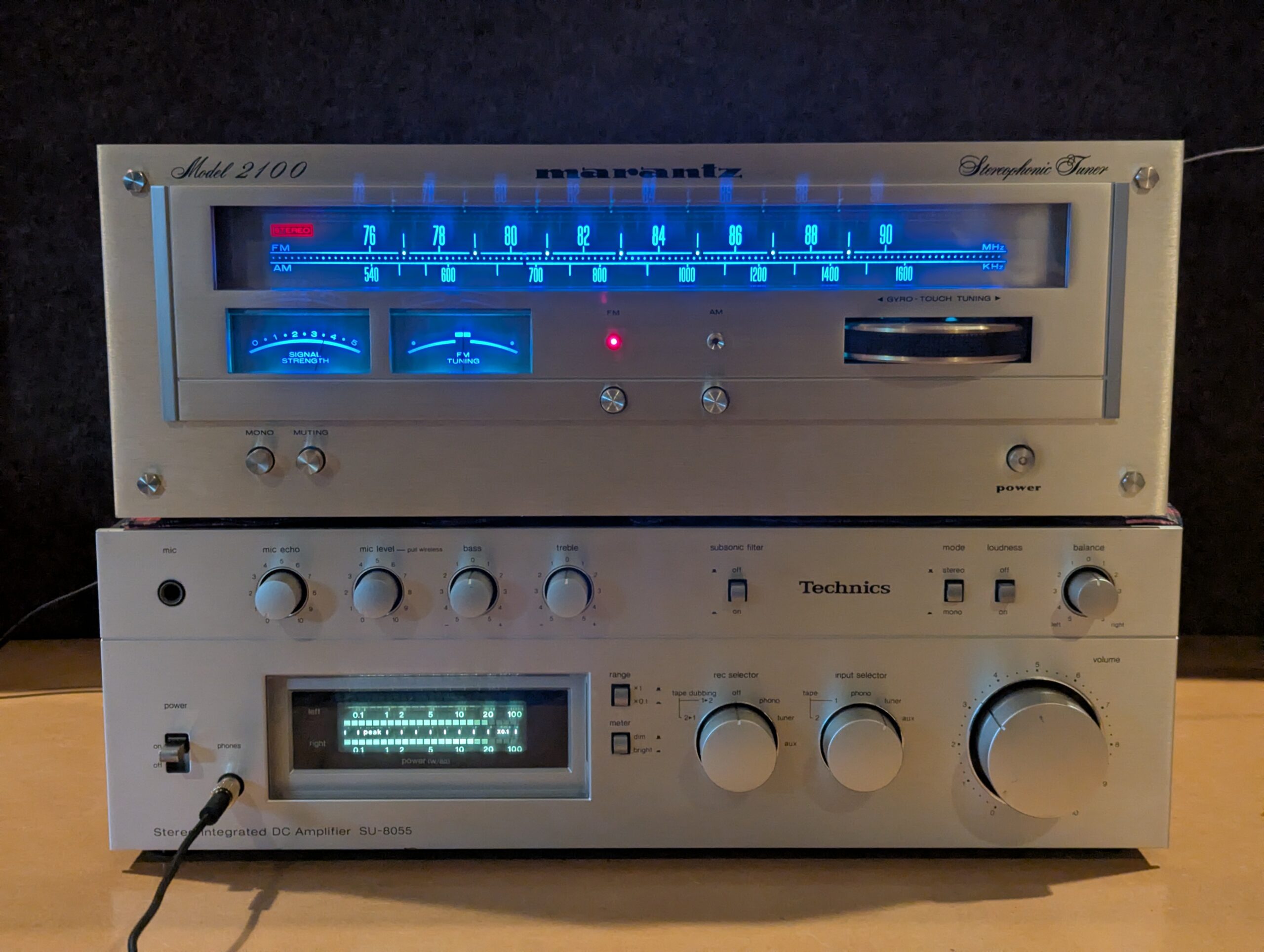 修理実録】Marantz Model 2100｜8,800円のジャンクを「光るインテリア