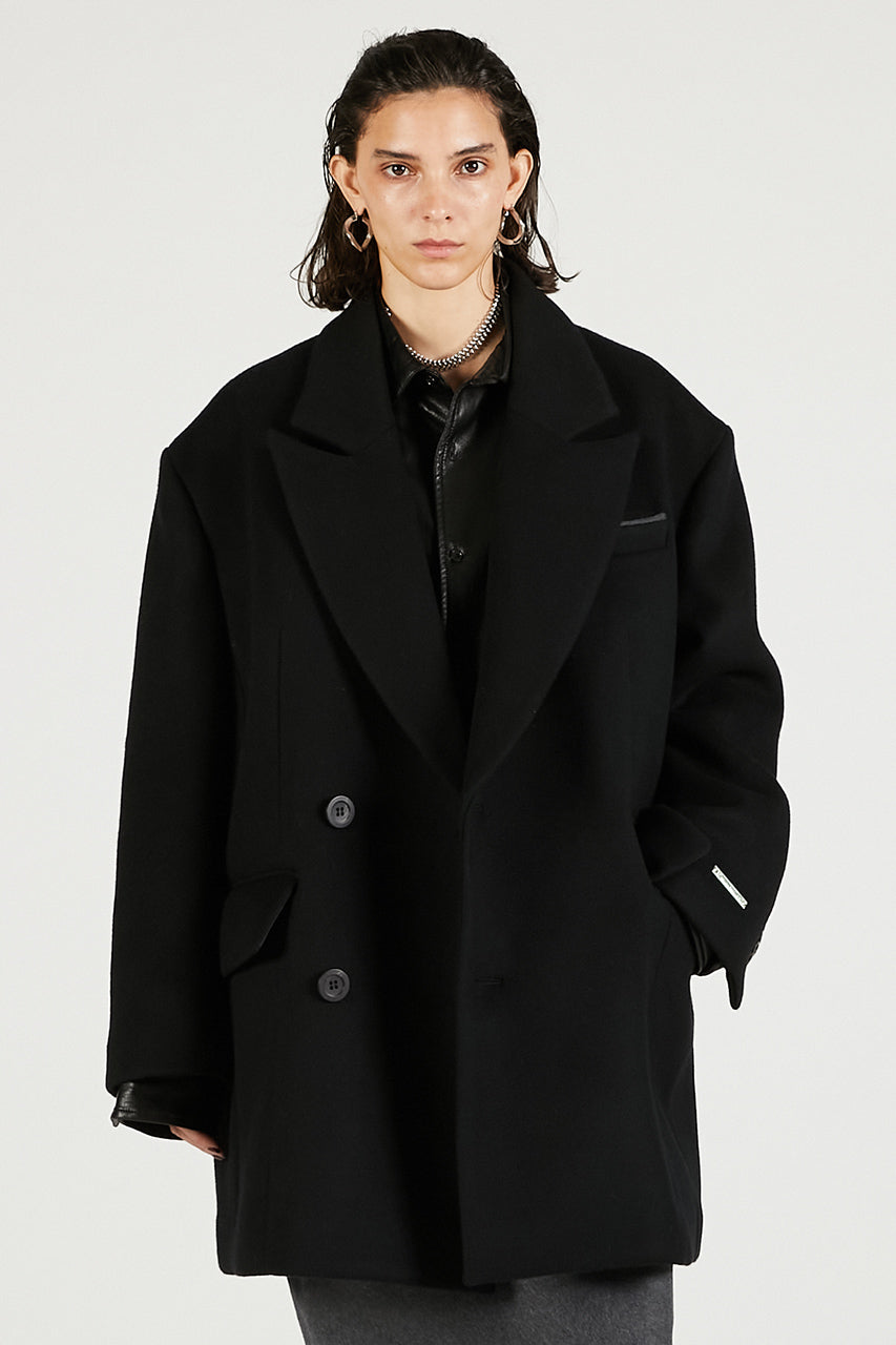 Wool Double Mid-Length Coat - SALE