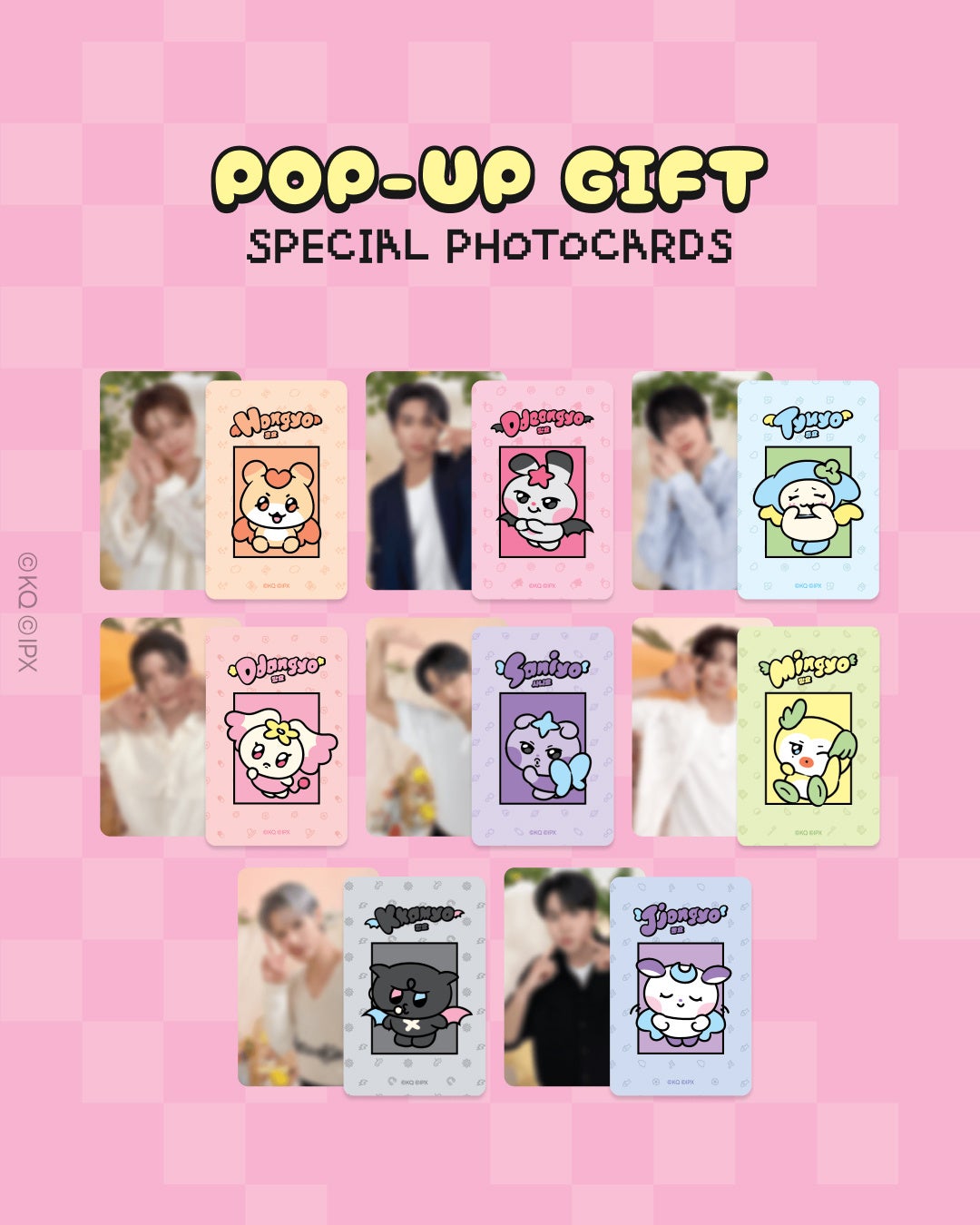 渋谷でATEEZの公式コラボキャラクター「MIGHTEEZ」のポップアップを