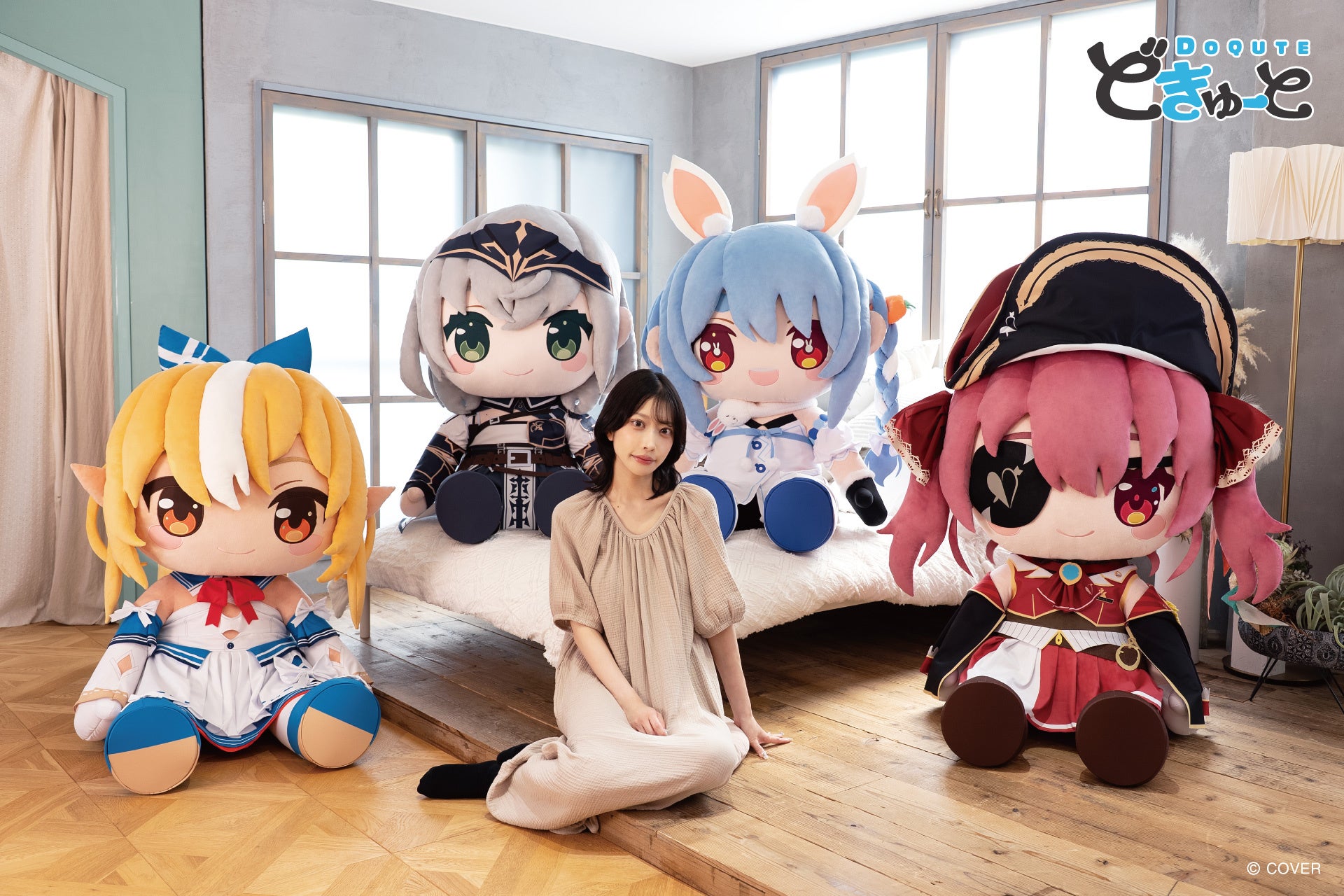 ホロライブプロダクションより、『兎田ぺこら』『不知火フレア』『白銀