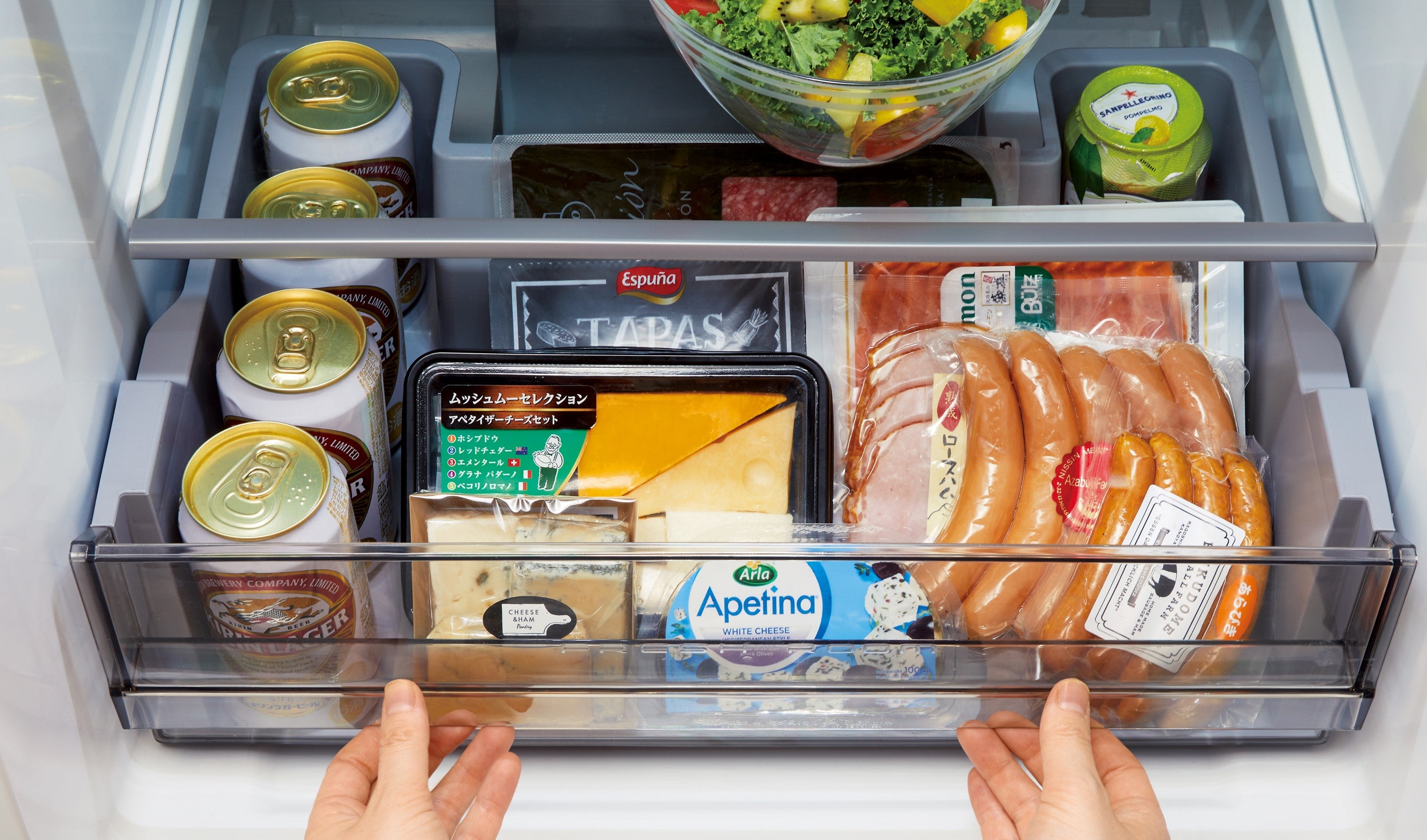 省エネモデル×大容量まんなか冷凍室 AQUA冷凍冷蔵庫「FREEZIA＋