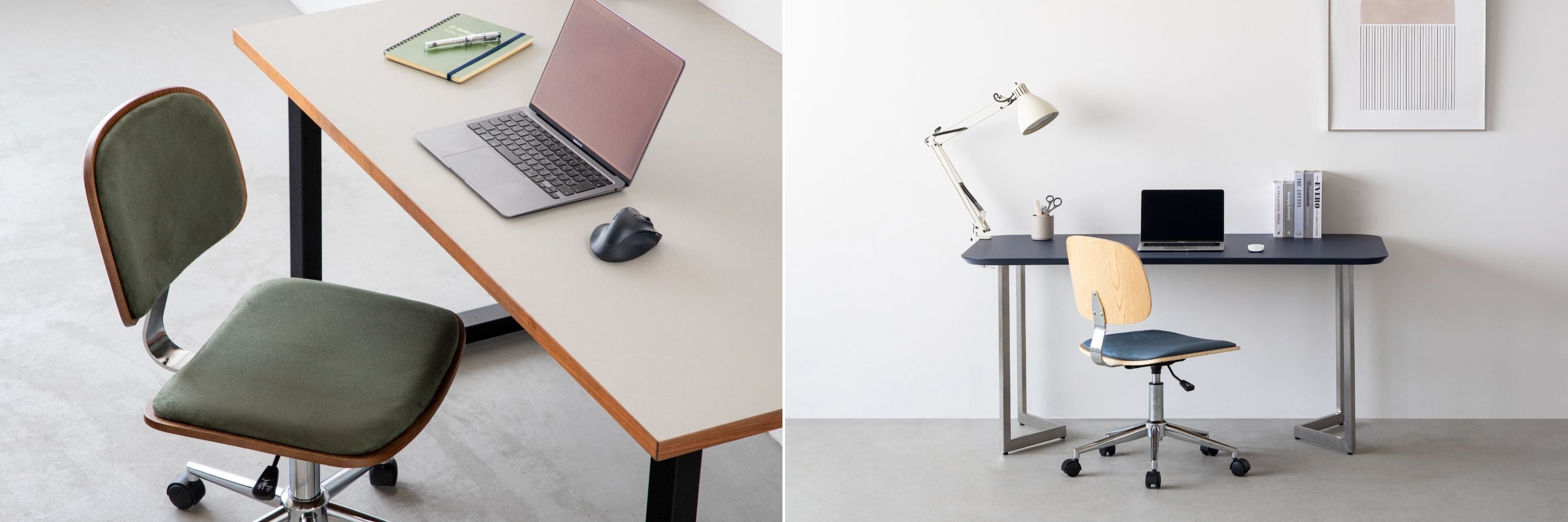 KANADEMONOでしか手に入らないチェアコレクションで、働く空間に美しい