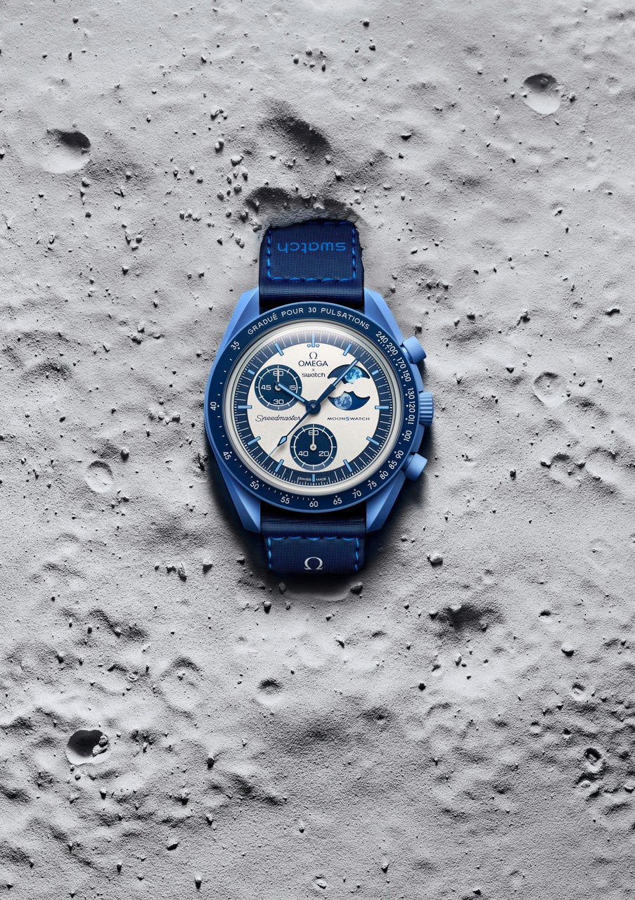 OMEGA X Swatch - 伝説のMoonSwatchに『MISSION TO THE SUPER BLUE