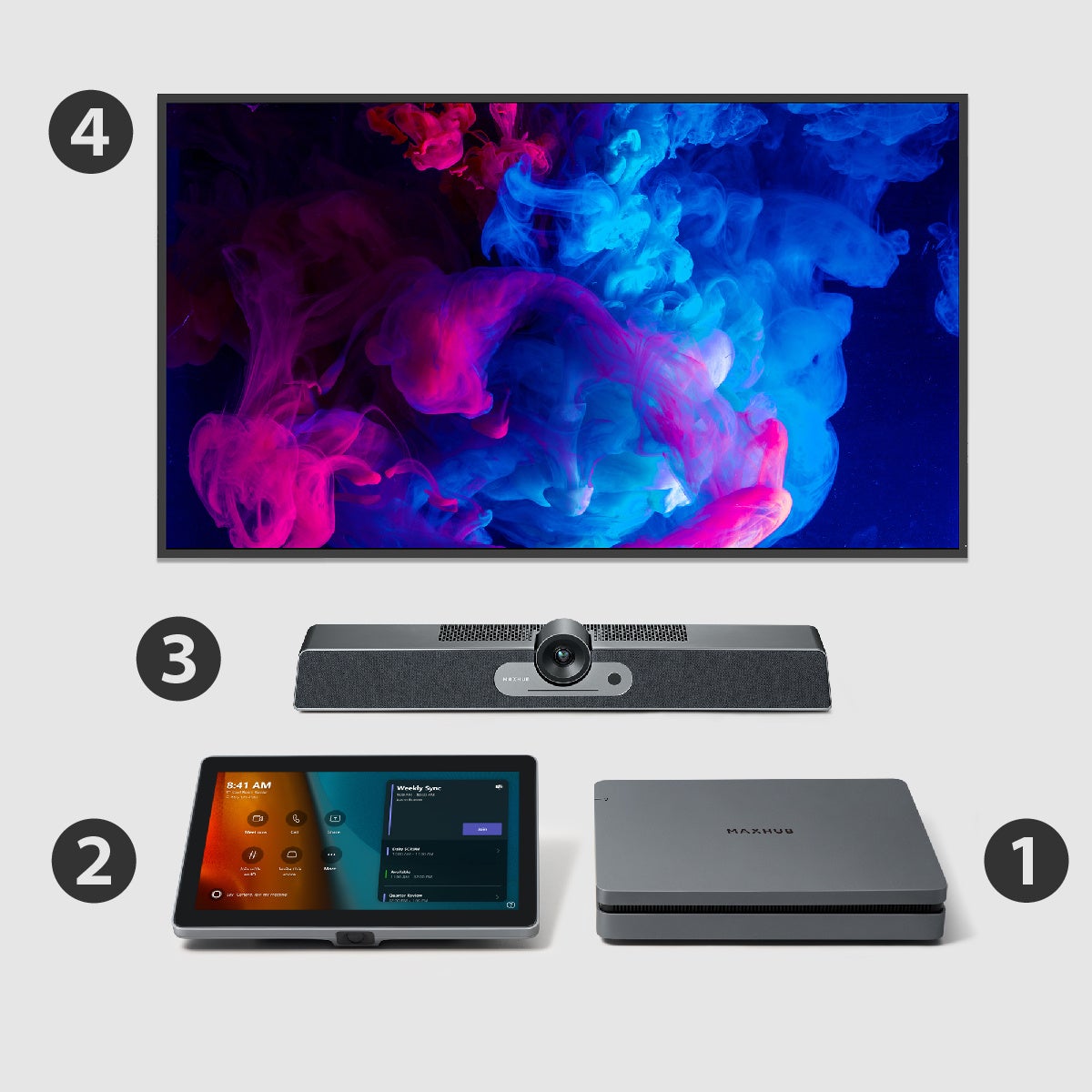 ハイブリッド会議の面倒な準備を低価格でワンタップのみに！Microsoft