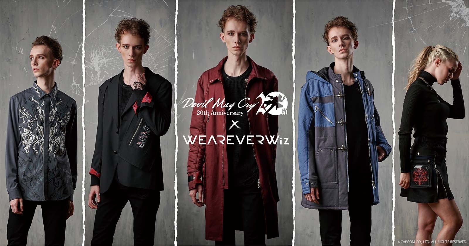 デビル メイ クライシリーズ20周年特別企画】キャラクターアパレル