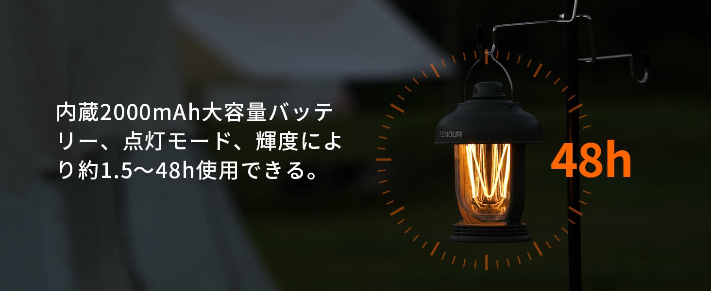 IPX6防水！懐かしさ満ちるEENOUR LEDランタンが登場！ | 株式会社 MK