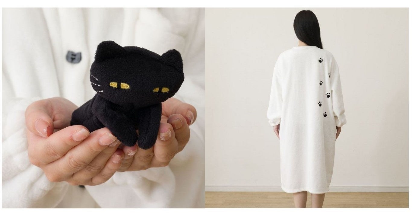 ニトリ デコホーム】デコネコがポケットから顔を出す、ゆるかわな着る