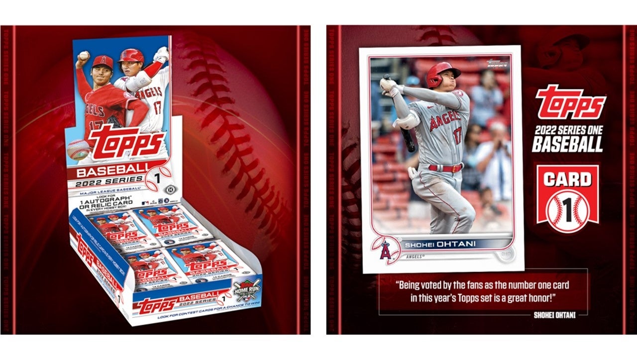 Topps社がMLBトレーディングカード「2022年Topps Series 1 Baseball