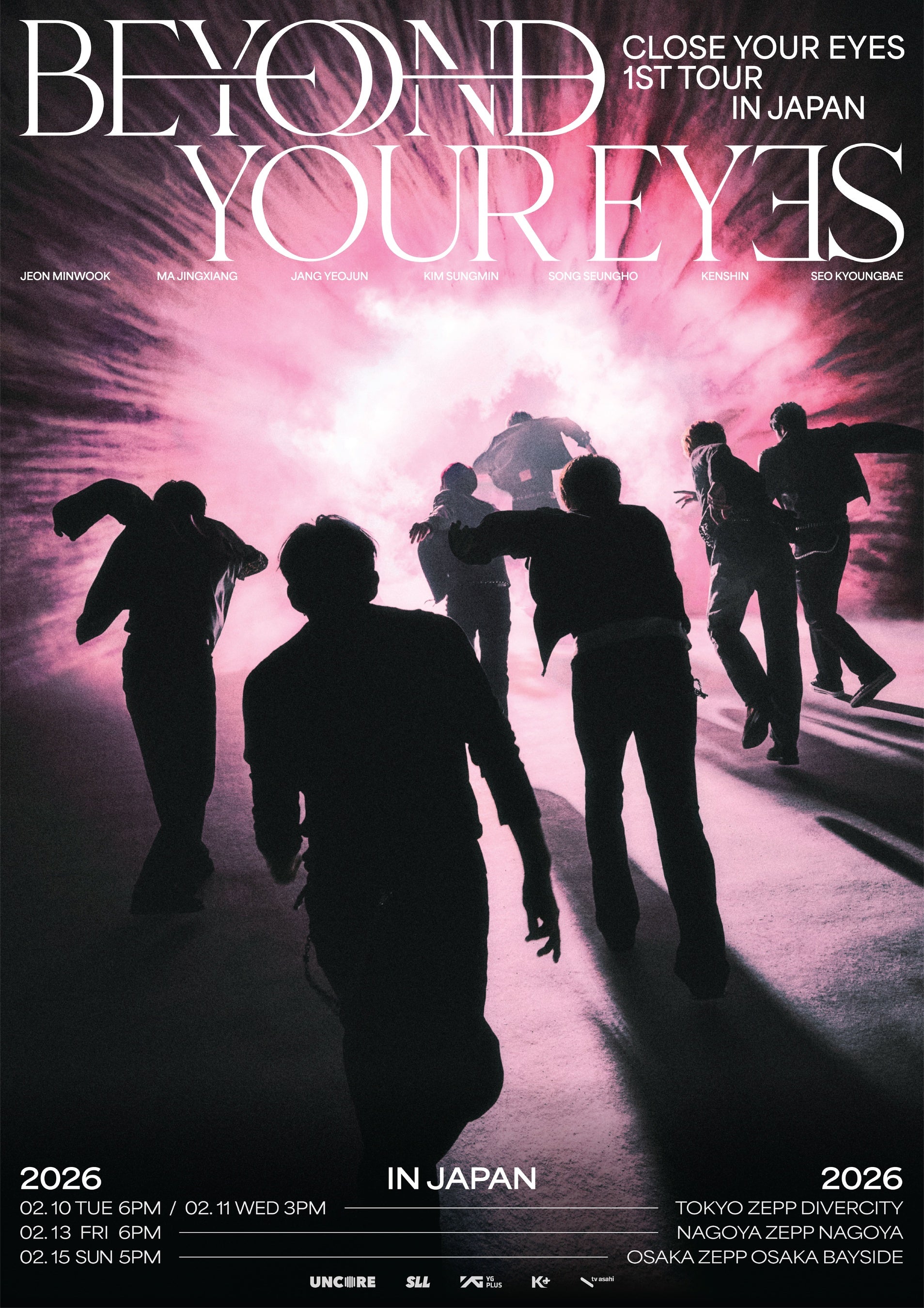 CLOSE YOUR EYES 1ST TOUR [BEYOND YOUR EYES] in JAPAN ポスター公開