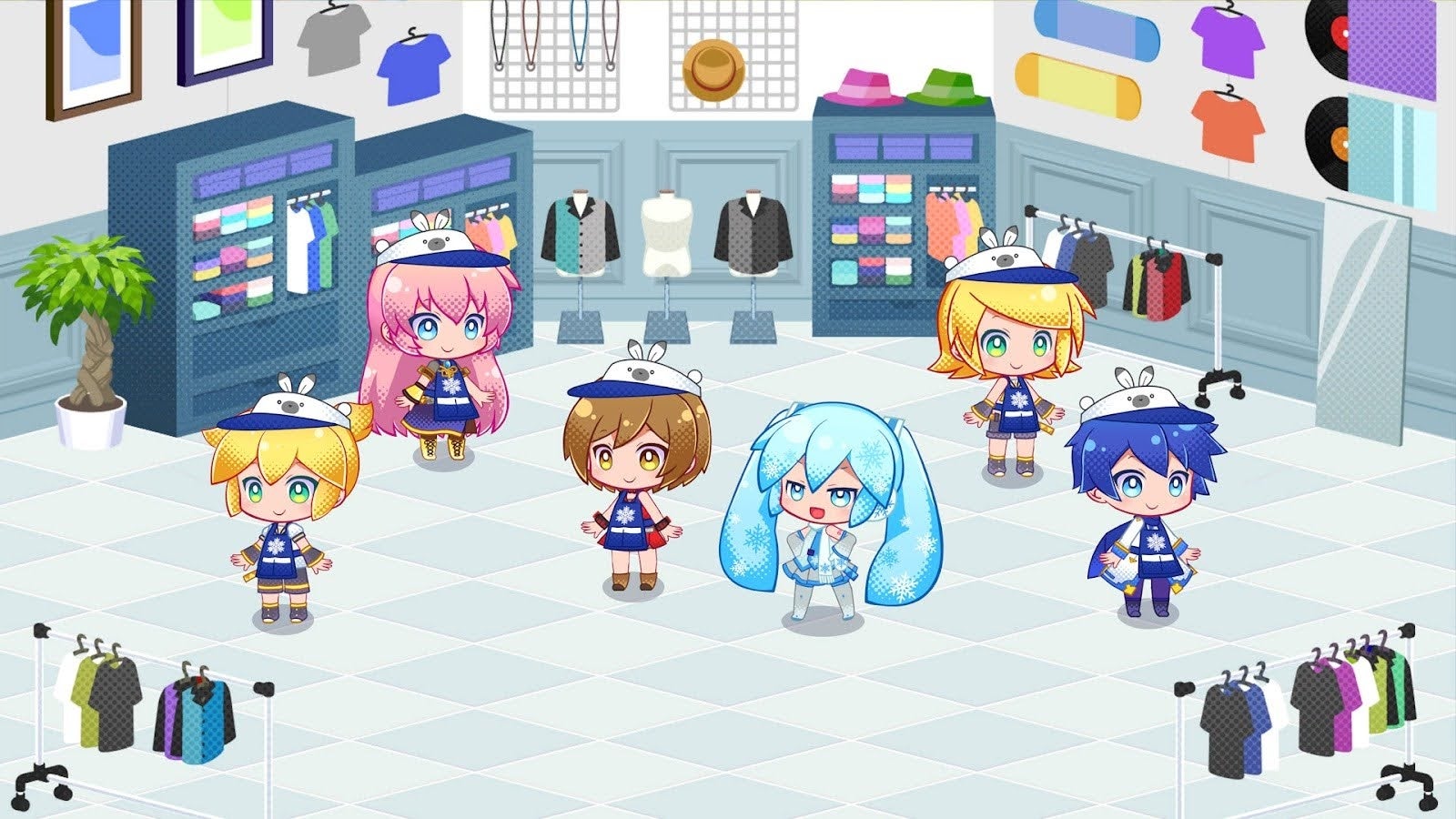 雪ミク スカイタウン」が登場！『初音ミク ロジックペイントS+』冬の新