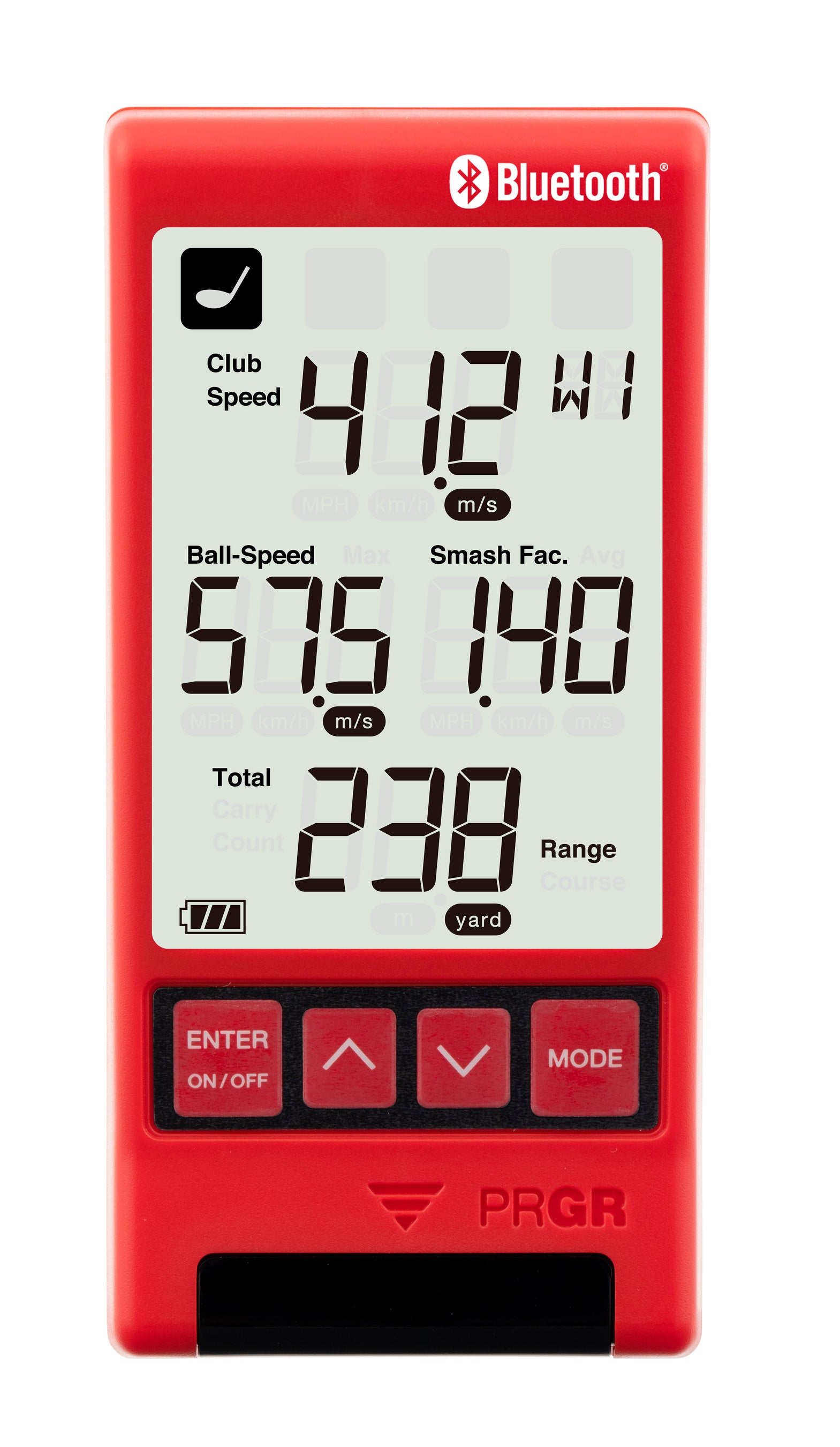 PRGR Bluetooth®搭載マルチスピード測定器「RED EYES POCKET HS