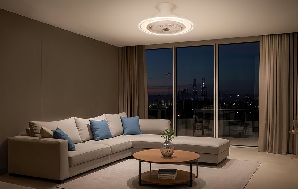 進化版！音声認識&スマホ操作可能 、シーリングファンライト『LumaFlow