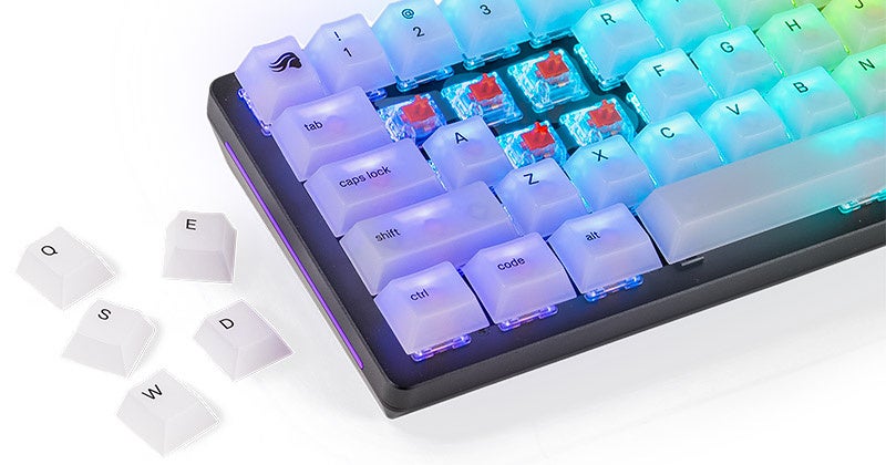 メカニカルキーボードのカスタマイズを楽しめる、Glorious社製