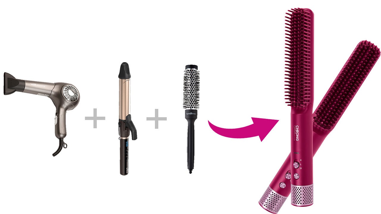 韓国市場でシリーズ累計35億円突破のブラシ型ヘアアイロン