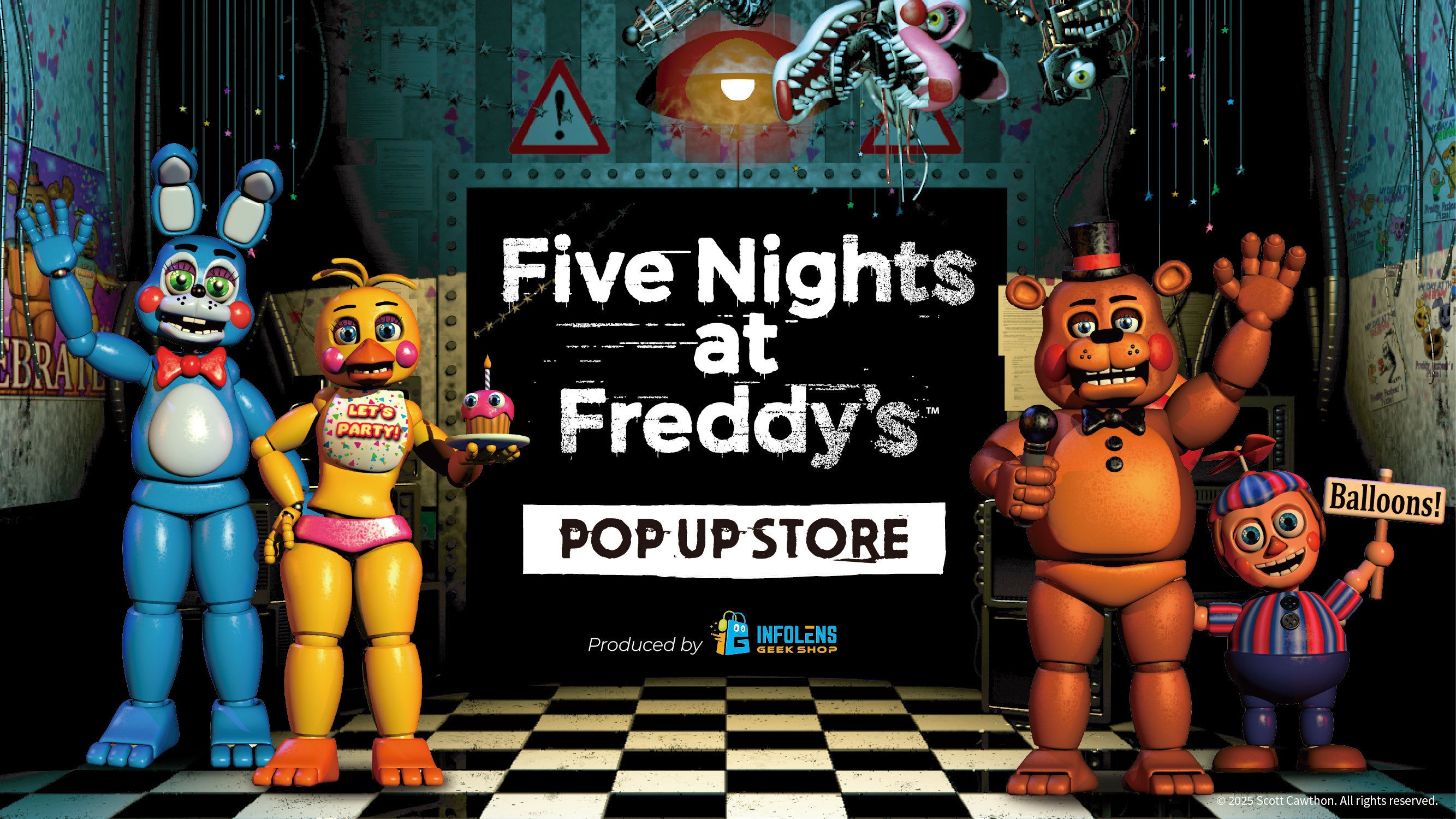 大人気ホラーゲーム！「Five Nights at Freddy's」の公式POP UP STORE