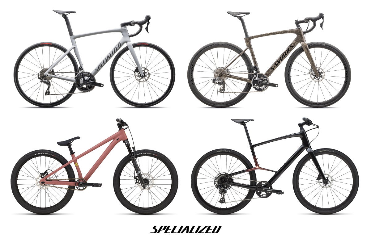 スペシャライズドのロードバイク、クロスバイク、マウンテンバイクに新