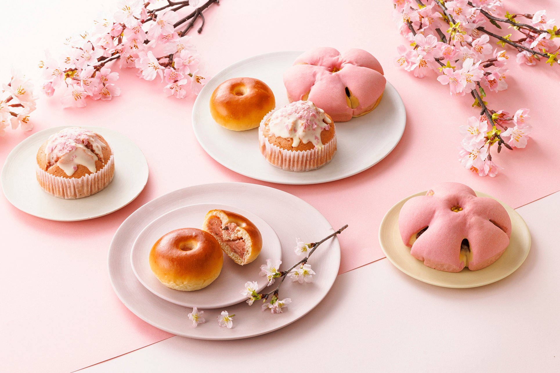 木村屋總本店】【新発売】パンでお花見気分「酒種 桜づつみ」が登場