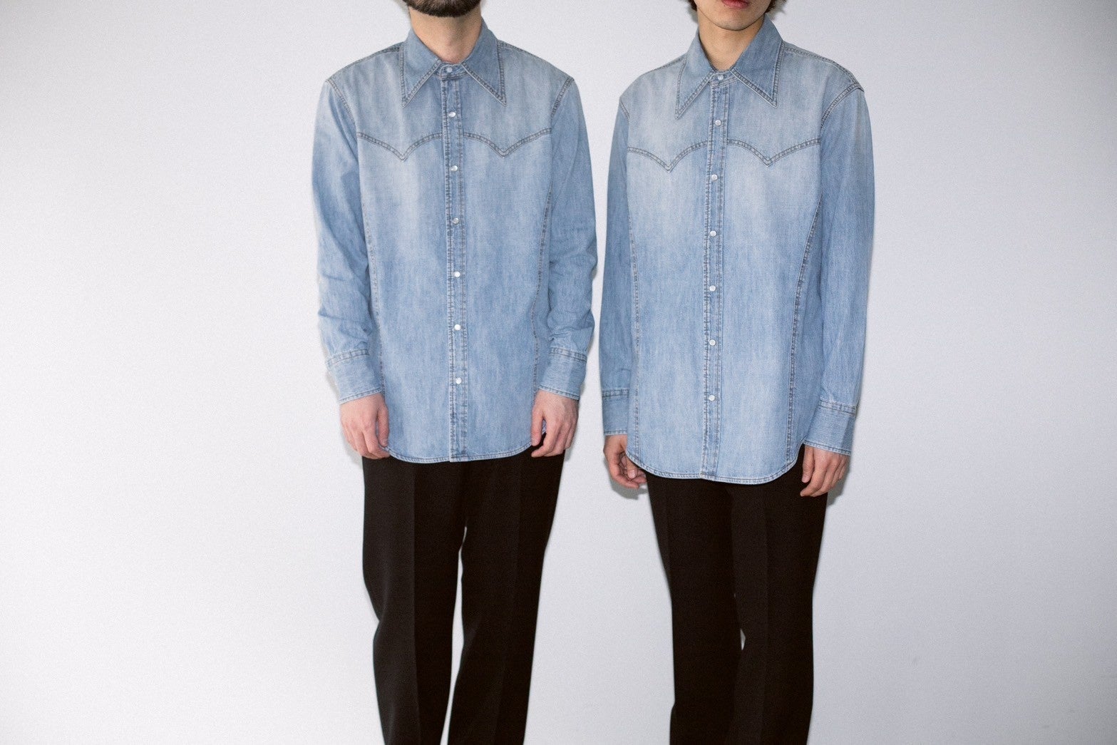 L'ÉCHOPPE】HUSBANDS EX western shirt in denim発売 | 株式会社
