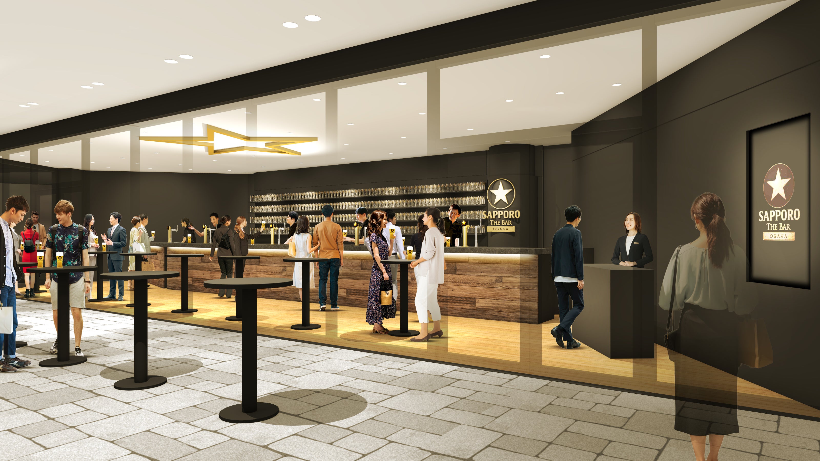 期間限定オープン「サッポロ生ビール黒ラベル THE BAR FUKUOKA / OSAKA