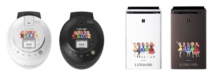 ホットクック／空気清浄機カスタマイズサービス＜「五等分の花嫁」Ver