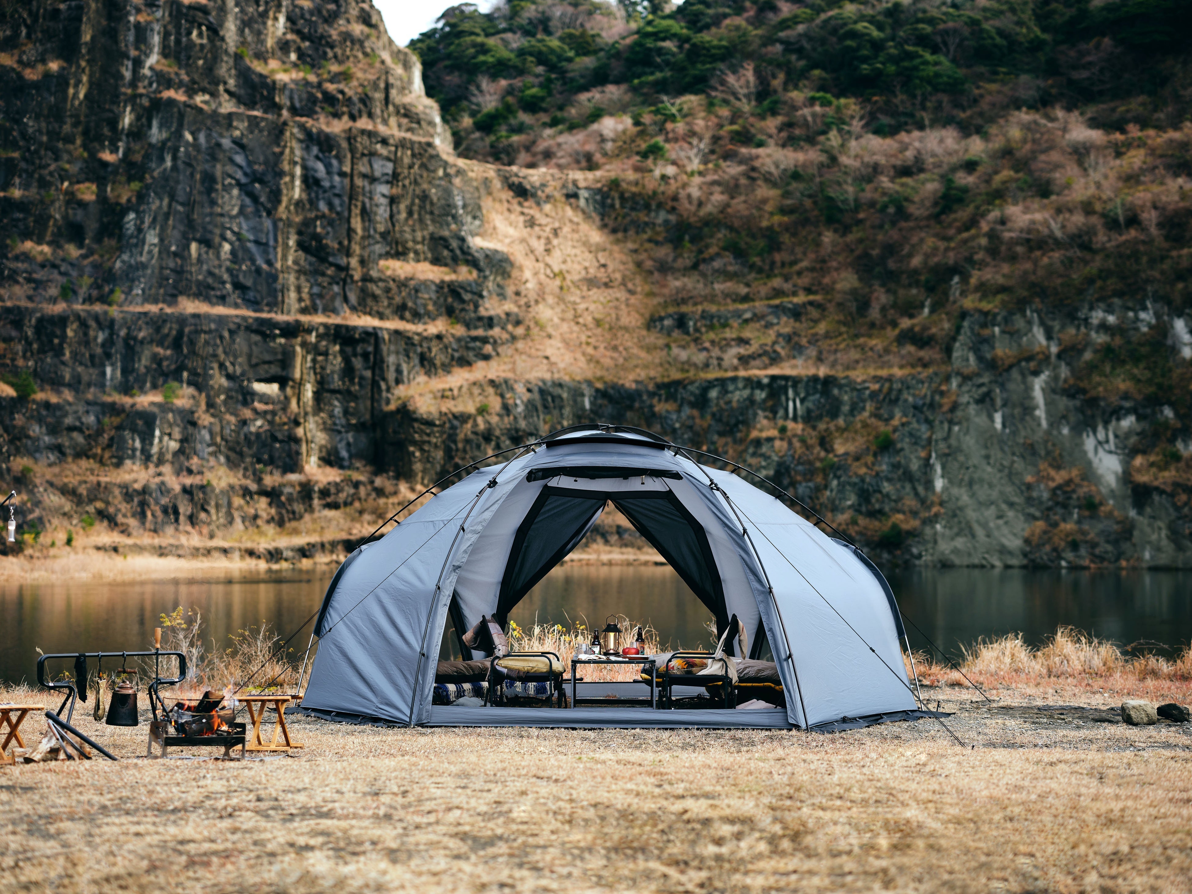 TOKYO CRAFTS（トウキョウクラフト）から焚火を愉しむドームシェルター