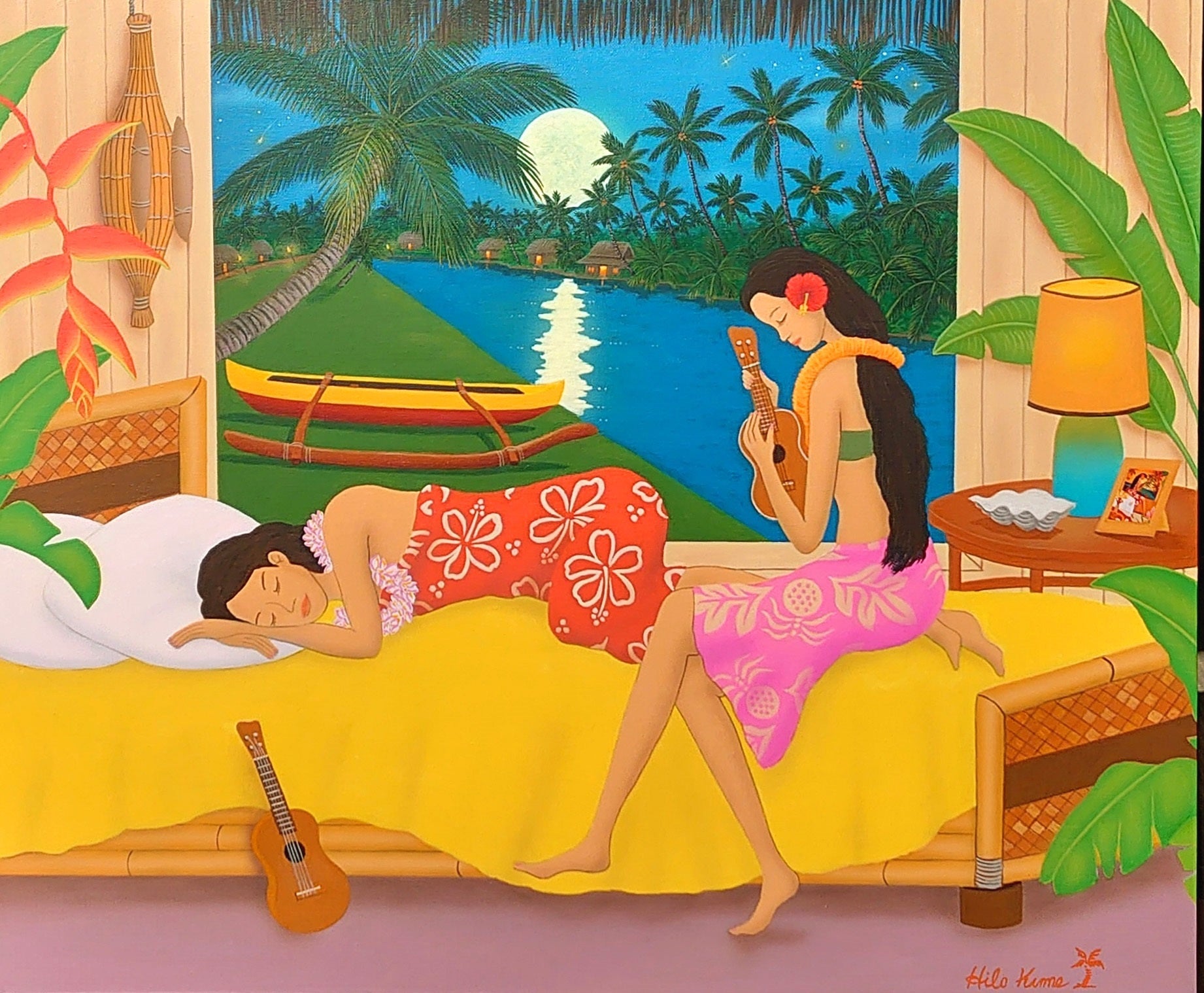 阪神梅田本店】古き良きハワイをテーマに描き続けるアーティストHILO