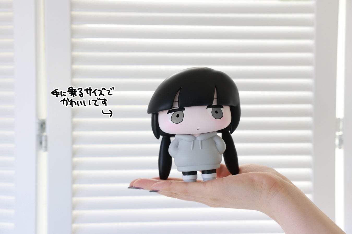 SNSで人気】ぬくぬくにぎりめしさん「おさげちゃん」の手乗りサイズで