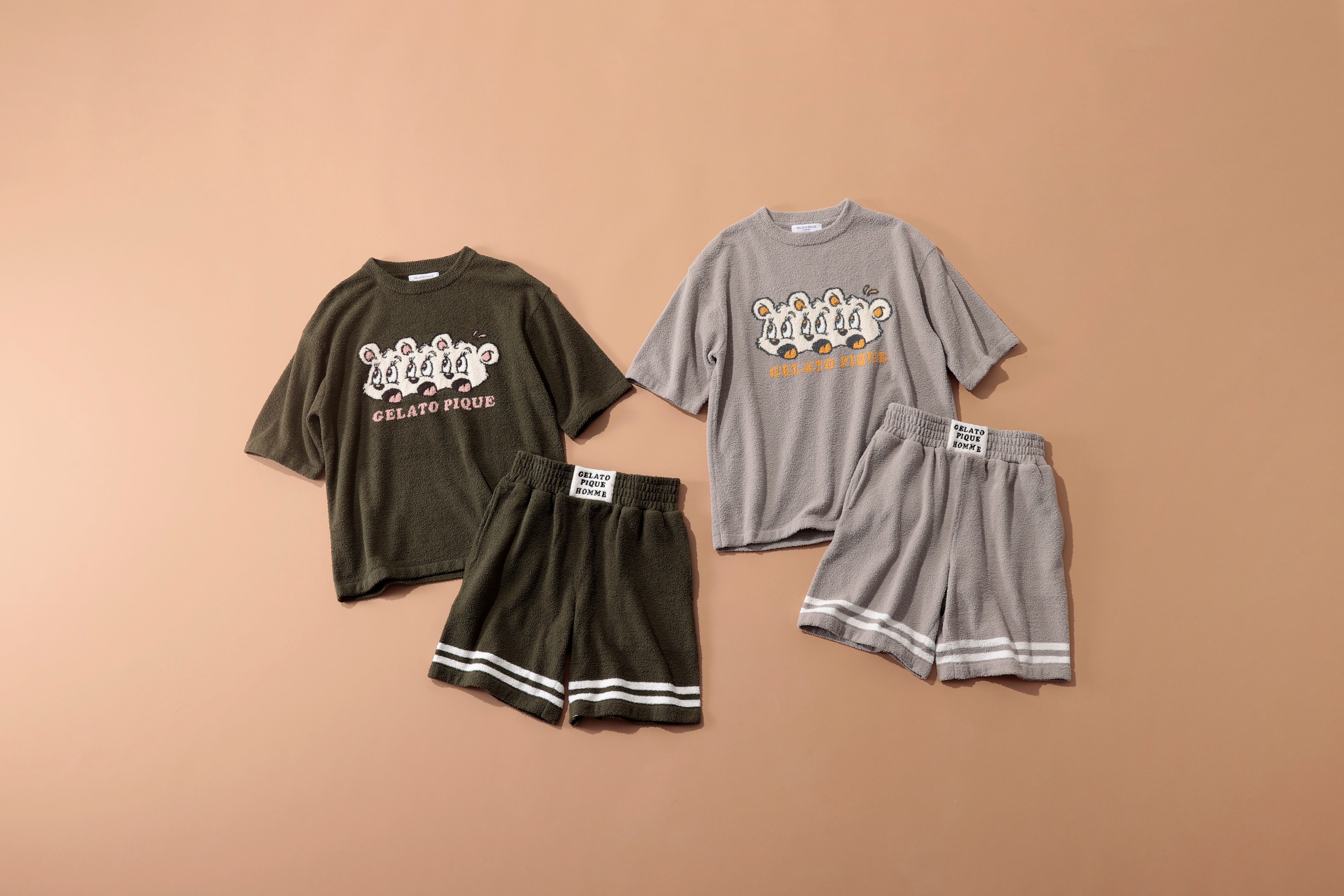 ルームウェアブランド「ジェラート ピケ オム」がアーティスト